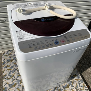 SHARP 洗濯機 ES-GE60K-T 2011年製 6kg
