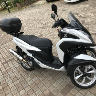 ヤマハトリシティ125 SE82J 事故車。