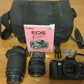 フィルムカメラ キャノン EOS KISS ＋ SIGMA製レン...