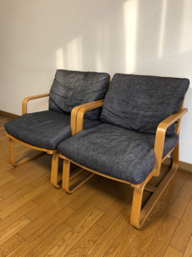 無印良品　リビングでもダイニングでもつかえるソファチェア