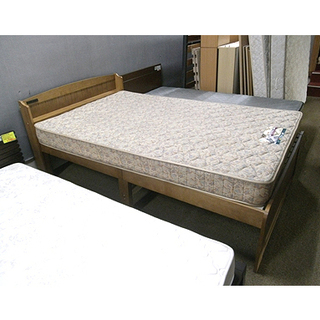 〇 札幌 ダブルベッド 宮付き ライト付 引出し×2 フランスベッドマットレス ダブルベット 本郷通店 〇 札幌 ダブルベッド 宮付き ライト付 引出し×2 フランスベッド