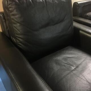 エココロ上北沢】IDC大塚家具 1Pソファ×2◎セット販売【都内配送3300