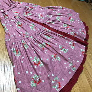 PINK HOUSE いちごとお花のワンピース