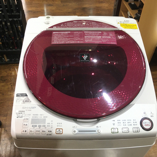 SHARP 8.0kg洗濯乾燥機 2015年製 ES-R840-R SHARP 8.0kg洗濯乾燥機 2015年製 ES-R840-R