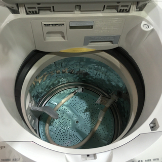 SHARP 8.0kg洗濯乾燥機 2015年製 ES-R840-R