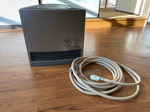 松下電器 ガスファンヒーター グレー【取りに来られる方限定】
