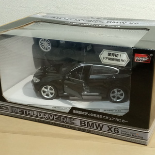 BMW X6 ブラック 1/24 メタルドライブ RC 金属ボデ...