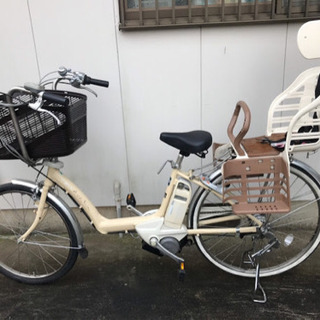 只今！送料半額！UN電動自転車424EHブリジストン前も後ろも22インチ