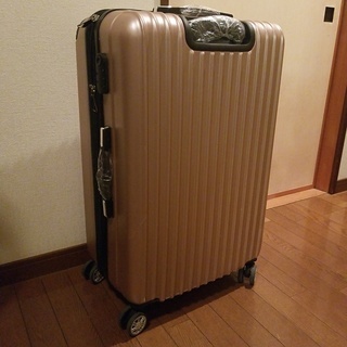 旅行用スーツケース☆薄いピンク系☆一回だけ使用 
