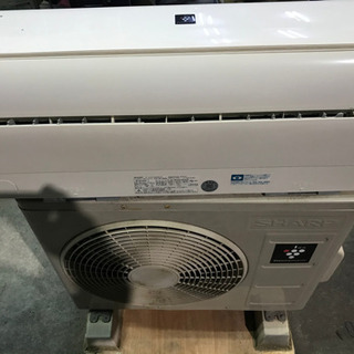 福岡市内取付工賃込み　シャープ  エアコン　6畳　2011年