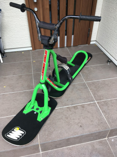 スノースクート　グリーン スノースクート
