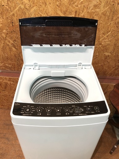 【管理KRS107】美品 Haier 2019年 JW-C55D 5.5kg 洗濯機
