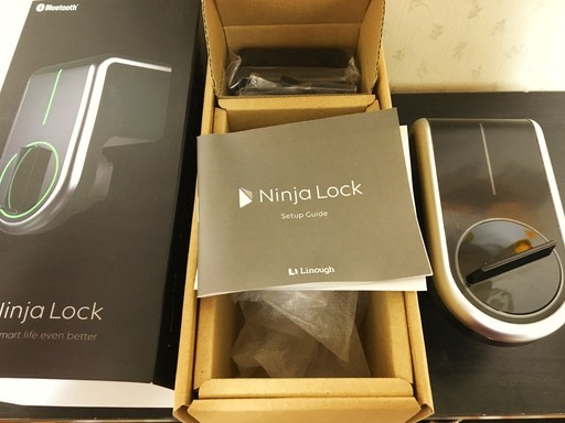 新品／未使用】スマートロック／スマホで鍵開錠／Ninja Lock／ニンジャ 