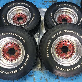 DAS BESTE AUF DER WELT CAMPEAO DO MUNDO15インチホイール　６穴　ＰＣＤ139.7　ＢＦ　Ｇｏｏｄｒｉｃｈタイヤ　オフロード　４本セット