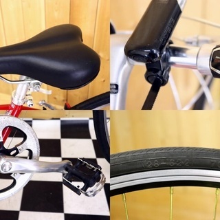 販売終了　　  a.n.design works SPORTIVO エーエヌデザインワークス スポルティーボ レッド 6速 クロスバイク