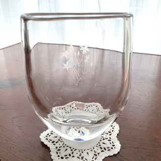 スウェーデン製ガラス花瓶