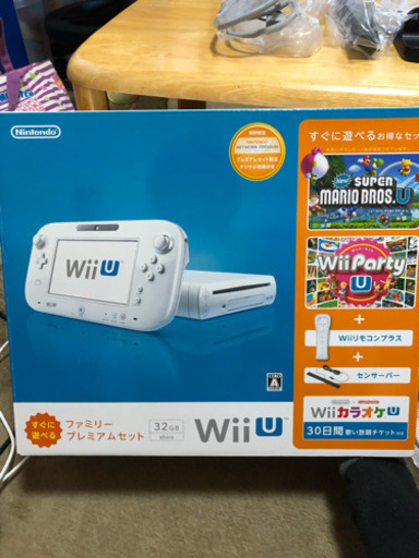 Wii Uファミリープレミアムセット ソフト3本 コントローラー多数 www