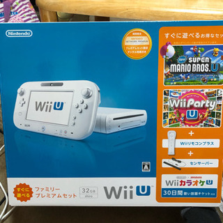 Wii Uファミリープレミアムセット ソフト3本 コントローラー多数 ...