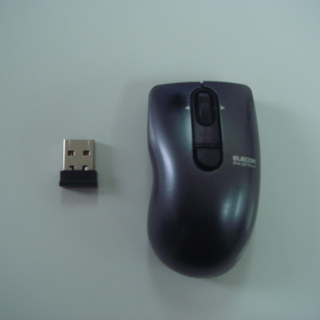 【ELECOM】ワイヤレスBlueLEDマウス