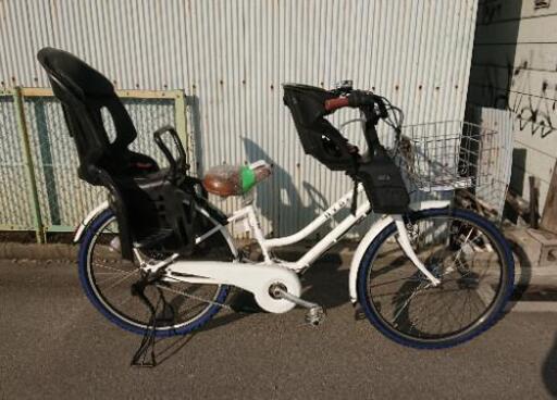 売約‼️整備済み・前後子供のせ付き電動自転車