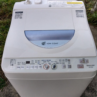 #s08 シャープ 5.5kg 洗濯機 ES-TG55L-A 2...