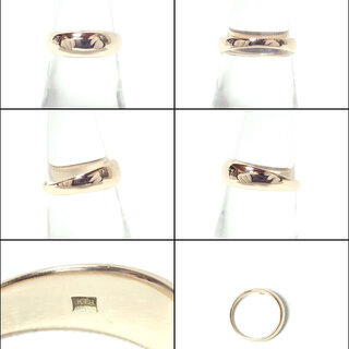 E291 K18 YG イエローゴールド リング 指輪 12号 4.2g