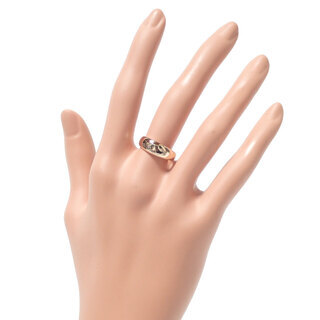 E291 K18 YG イエローゴールド リング 指輪 12号 4.2g