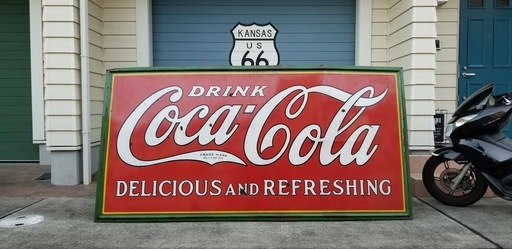◆ 超希少品 コカ・コーラ マニア必見です！ヴィンテージ看板 1932年製 MADE IN U.S.A オリジナル ◆
