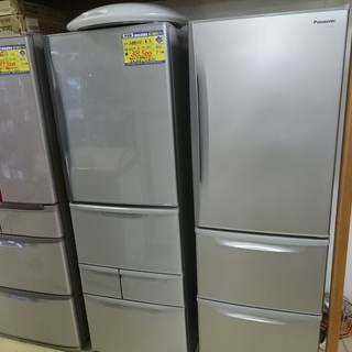 （売約済）パナソニック　3ドア冷蔵庫365L　2010年製　高く買取るゾウ中間店