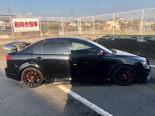 交換 下取可 ランサーエボリューションx いいえギャランフォルティスです 完全エボx仕様 フルカスタム 上級グレード スポーツ Bluemarine 宇治のランサーエボリューションの中古車 ジモティー
