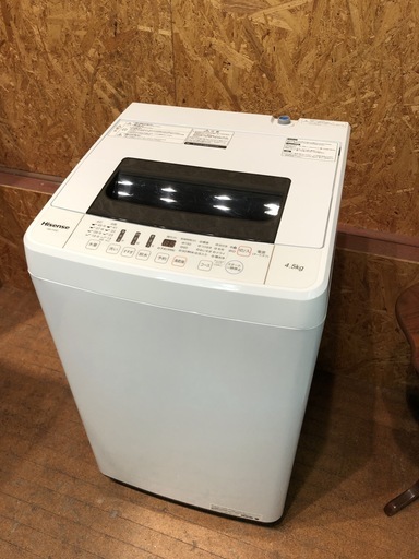 【管理KRS110】Hisense 2018年 HW-T45C 4.5kg 洗濯機