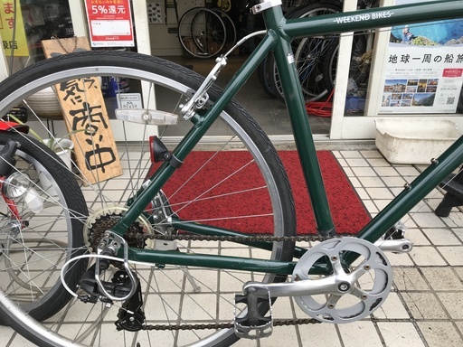 ウイークエンドバイクスのクロスバイク とても綺麗な中古です 安くて 