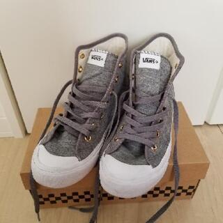 VANS キルティング ハイカット スニーカー 23.5cm