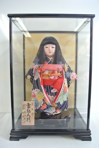 美品！ 市松人形 金彩京友禅 頭原作 熊倉聖祥 人形師 香寿作
