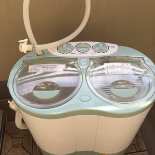 ミニサイズの洗濯機、ALUMIS 2槽式小型自動洗濯機 【NEW...