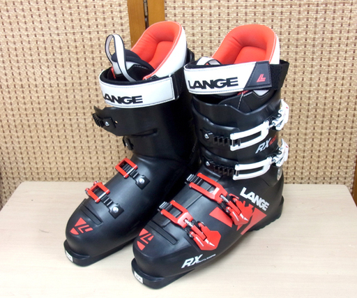 未使用 LANGE 27.5cm スキーブーツ RX 100 BLACK/RED メンズ 南12条店