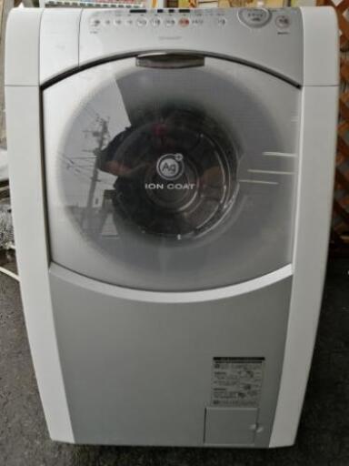 【リサイクルストアスターズ鹿大店】シャープ SHARP ドラム式洗濯乾燥機 ES-HG90 シルバー 9.0kg