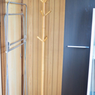 木製ハンガーポール 