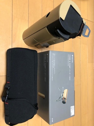 スノーピーク HOME \u0026 CAMP バーナー（KH）GS-600、ネオプレンケース UG-551