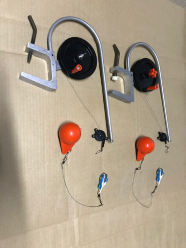 ダウンリガー ２セット トローリング ボート釣り