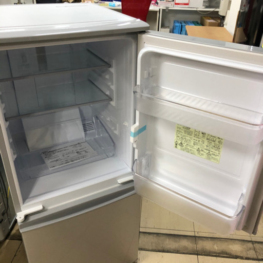 新年SALE！ 2018年製 シャープ 137L 2ドア冷蔵庫 SJ-D14D-S 状態良好
