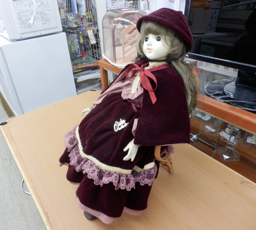 ビスクドール フィギュア オオイケ コレクション/Oike collection 日本製 女の子 37cm 人形 置物 レトロ ディスプレイ ペイペイ対応 札幌市西区西野