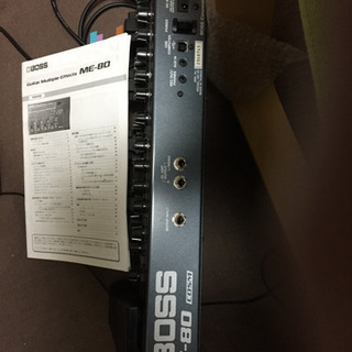 BOSS マルチエフェクター ME-80とZOOM  G1X Fourのセット