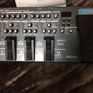 BOSS マルチエフェクター ME-80とZOOM  G1X Fourのセット