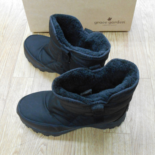 24cm Grace Garden ボアブーツ 黒 Hw Cadeau By Hawkins ホーキンス 靴 冬靴 Paypa モノハウス平岡店 大谷地の靴 ブーツ の中古あげます 譲ります ジモティーで不用品の処分