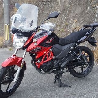 送料無料 追加装備多数 無事故無転倒フェザー125FAZER125 YS125FI  YBR125FIの新型後継機種 超燃費55～67キロ航続距離750～900キロ超