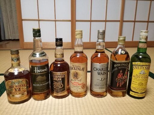 ☆ウイスキー７本セット（古酒・未開栓）売ります☆