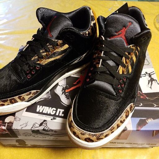 ナイキ エアージョーダン3 アニマル NIKE AIR JORDAN 3 ANIMAL 27.5cm
