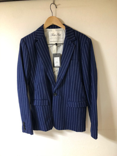 新品タグ付rou Neo メンズストライプジャケットl まる 春日井のジャケット メンズ の中古 古着あげます 譲ります ジモティーで不用品の処分