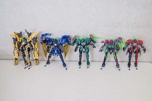 ジャンク BANDAI/バンダイ 革命機 ヴァルヴレイブ 5体セット 1/144スケール プラモデル 火人 火神鳴 火ノ輪 火打羽 火遊 ☆ PayPay(ペイペイ)決済可能 ☆ 札幌市 清田区 平岡
